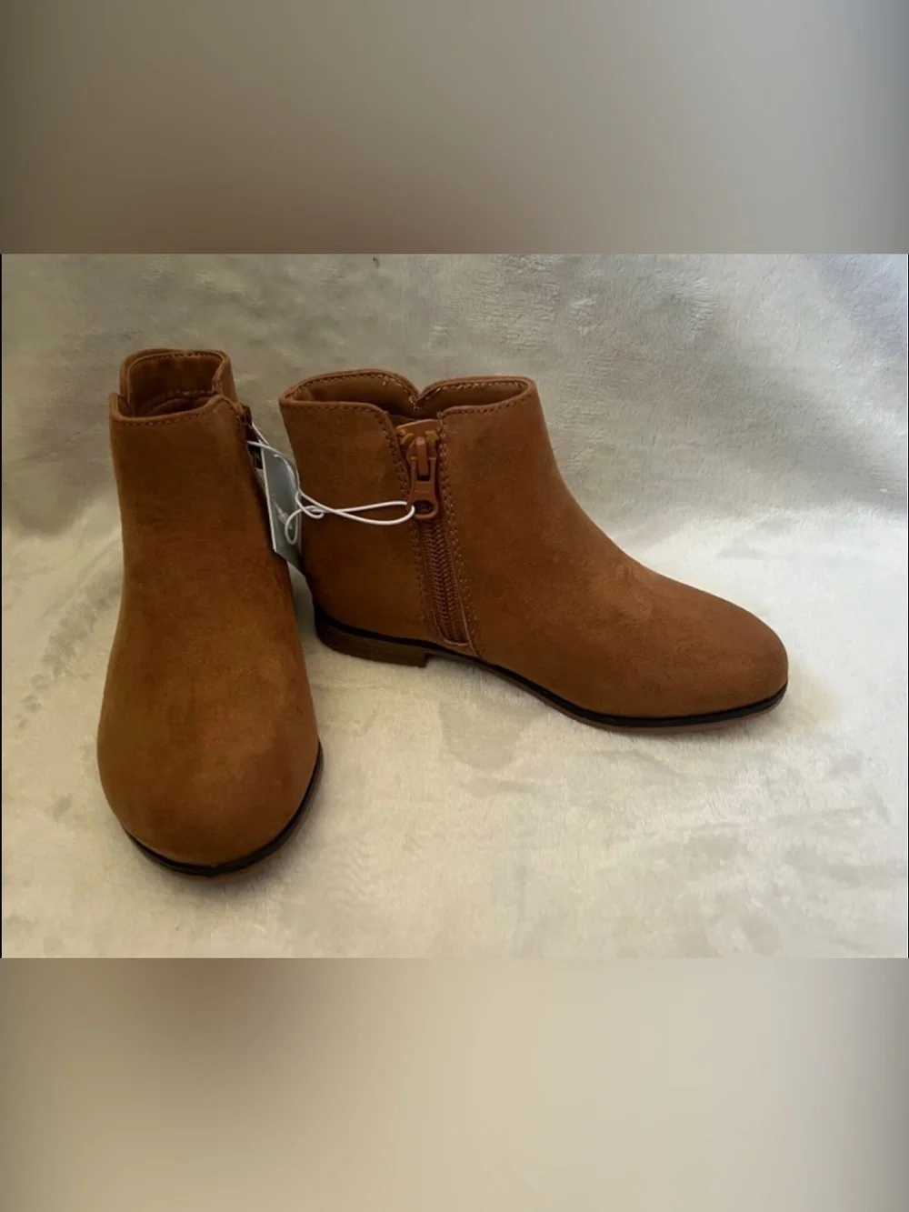 Cat & Jack Kids Brown Suede Ankle Boots